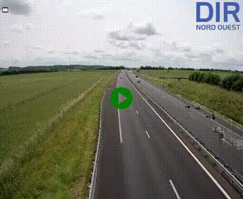 Webcam sur A84 à hauteur de l'échangeur de Poilley avec la N175, au sud d'Avranches
