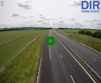Webcam sur A84 à hauteur de l'échangeur de Poilley avec la N175, au sud d'Avranches