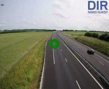 Webcam sur A84 à hauteur de l'échangeur de Poilley avec la N175, au sud d'Avranches