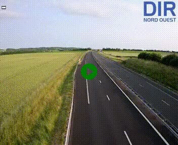 Webcam sur A84 à hauteur de l'échangeur de Poilley avec la N175, au sud d'Avranches