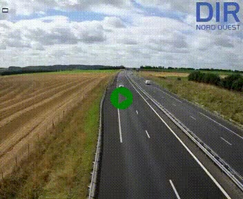 Webcam sur A84 à hauteur de l'échangeur de Poilley avec la N175, au sud d'Avranches