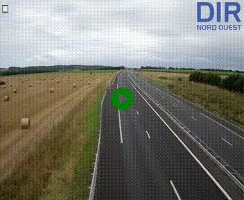 Webcam sur A84 à hauteur de l'échangeur de Poilley avec la N175, au sud d'Avranches