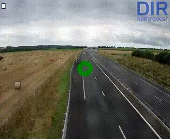 Webcam sur A84 à hauteur de l'échangeur de Poilley avec la N175, au sud d'Avranches
