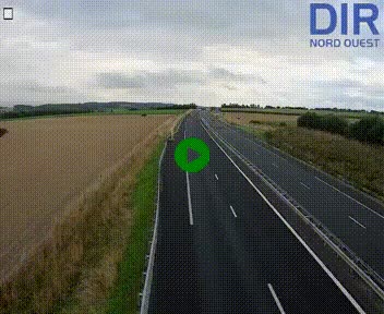 Webcam sur A84 à hauteur de l'échangeur de Poilley avec la N175, au sud d'Avranches