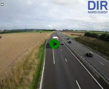 Webcam sur A84 à hauteur de l'échangeur de Poilley avec la N175, au sud d'Avranches