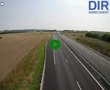 Webcam sur A84 à hauteur de l'échangeur de Poilley avec la N175, au sud d'Avranches