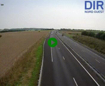 Webcam sur A84 à hauteur de l'échangeur de Poilley avec la N175, au sud d'Avranches