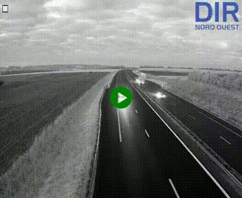 Webcam sur A84 à hauteur de l'échangeur de Poilley avec la N175, au sud d'Avranches