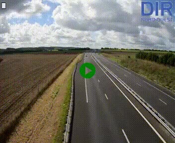 Webcam sur A84 à hauteur de l'échangeur de Poilley avec la N175, au sud d'Avranches