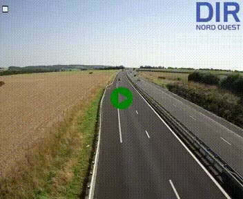 Webcam sur A84 à hauteur de l'échangeur de Poilley avec la N175, au sud d'Avranches