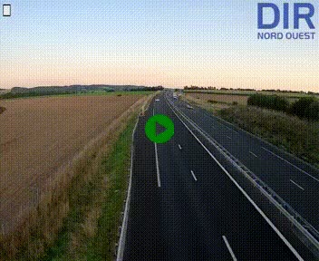Webcam sur A84 à hauteur de l'échangeur de Poilley avec la N175, au sud d'Avranches