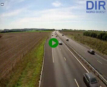 Webcam sur A84 à hauteur de l'échangeur de Poilley avec la N175, au sud d'Avranches