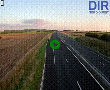 Webcam sur A84 à hauteur de l'échangeur de Poilley avec la N175, au sud d'Avranches
