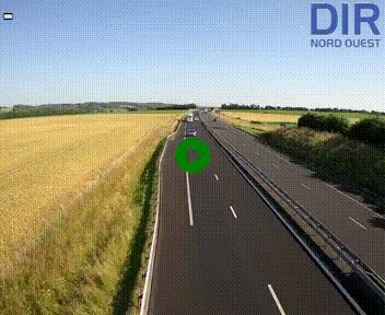 <h2>Webcam sur A84 à hauteur de l'échangeur de Poilley avec la N175, au sud d'Avranches</h2>