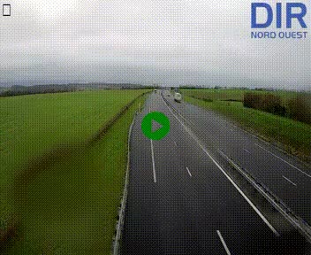 <h2>Webcam sur A84 à hauteur de l'échangeur de Poilley avec la N175, au sud d'Avranches</h2>