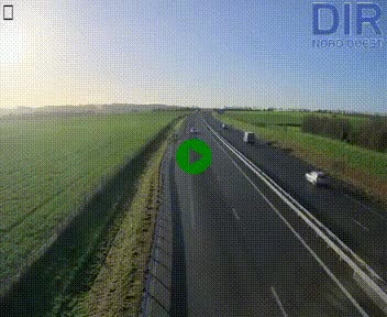 <h2>Webcam sur A84 à hauteur de l'échangeur de Poilley avec la N175, au sud d'Avranches</h2>