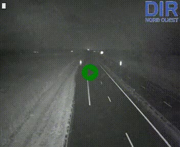 Webcam sur A84 à hauteur de l'échangeur de Poilley avec la N175, au sud d'Avranches