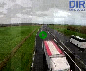 <h2>Webcam sur A84 à hauteur de l'échangeur de Poilley avec la N175, au sud d'Avranches</h2>