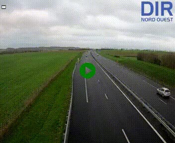 <h2>Webcam sur A84 à hauteur de l'échangeur de Poilley avec la N175, au sud d'Avranches</h2>