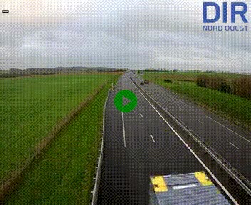 <h2>Webcam sur A84 à hauteur de l'échangeur de Poilley avec la N175, au sud d'Avranches</h2>