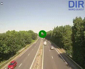 <h2>Webcam sur le périphérique de Caen (N814) à l'est de la ville, à Mondeville hauteur de la sortie 2, Presqu'île-Rives de l'Orne, au bout de l'autoroute A13</h2>