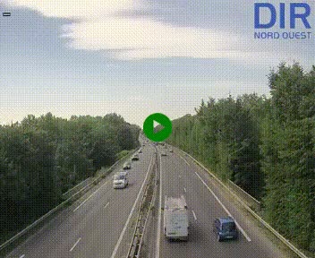 <h2>Webcam sur le périphérique de Caen (N814) à l'est de la ville, à Mondeville hauteur de la sortie 2, Presqu'île-Rives de l'Orne, au bout de l'autoroute A13</h2>