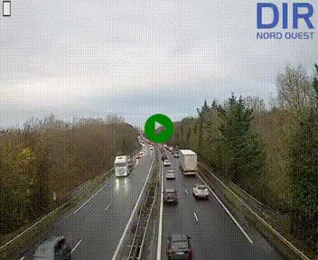 <h2>Webcam sur le périphérique de Caen (N814) à l'est de la ville, à Mondeville hauteur de la sortie 2, Presqu'île-Rives de l'Orne, au bout de l'autoroute A13</h2>