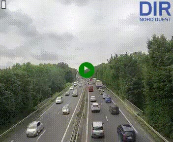 <h2>Webcam sur le périphérique de Caen (N814) à l'est de la ville, à Mondeville hauteur de la sortie 2, Presqu'île-Rives de l'Orne, au bout de l'autoroute A13</h2>