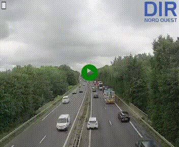 <h2>Webcam sur le périphérique de Caen (N814) à l'est de la ville, à Mondeville hauteur de la sortie 2, Presqu'île-Rives de l'Orne, au bout de l'autoroute A13</h2>