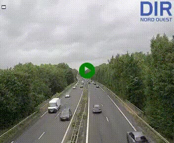 <h2>Webcam sur le périphérique de Caen (N814) à l'est de la ville, à Mondeville hauteur de la sortie 2, Presqu'île-Rives de l'Orne, au bout de l'autoroute A13</h2>