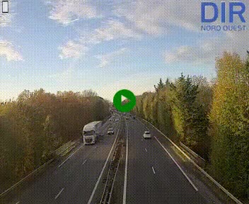 Webcam sur le périphérique de Caen (N814) à l'est de la ville, à Mondeville hauteur de la sortie 2, Presqu'île-Rives de l'Orne, au bout de l'autoroute A13