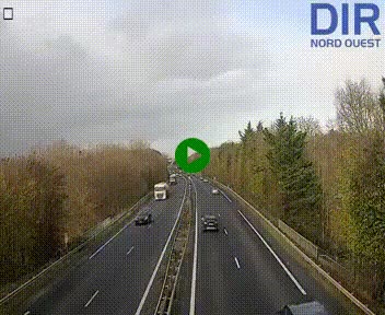 <h2>Webcam sur le périphérique de Caen (N814) à l'est de la ville, à Mondeville hauteur de la sortie 2, Presqu'île-Rives de l'Orne, au bout de l'autoroute A13</h2>