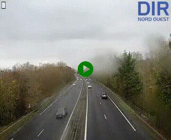 <h2>Webcam sur le périphérique de Caen (N814) à l'est de la ville, à Mondeville hauteur de la sortie 2, Presqu'île-Rives de l'Orne, au bout de l'autoroute A13</h2>