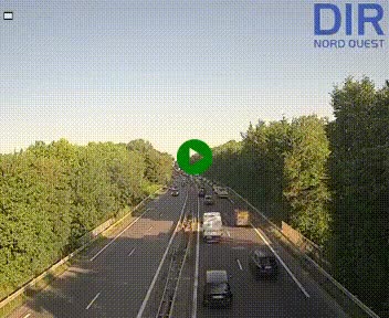 <h2>Webcam sur le périphérique de Caen (N814) à l'est de la ville, à Mondeville hauteur de la sortie 2, Presqu'île-Rives de l'Orne, au bout de l'autoroute A13</h2>