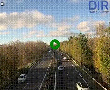 <h2>Webcam sur le périphérique de Caen (N814) à l'est de la ville, à Mondeville hauteur de la sortie 2, Presqu'île-Rives de l'Orne, au bout de l'autoroute A13</h2>