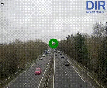 <h2>Webcam sur le périphérique de Caen (N814) à l'est de la ville, à Mondeville hauteur de la sortie 2, Presqu'île-Rives de l'Orne, au bout de l'autoroute A13</h2>