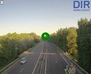 Webcam sur le périphérique de Caen (N814) à l'est de la ville, à Mondeville hauteur de la sortie 2, Presqu'île-Rives de l'Orne, au bout de l'autoroute A13