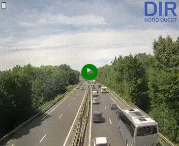 <h2>Webcam sur le périphérique de Caen (N814) à l'est de la ville, à Mondeville hauteur de la sortie 2, Presqu'île-Rives de l'Orne, au bout de l'autoroute A13</h2>