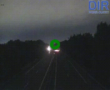 <h2>Webcam sur le périphérique de Caen (N814) à l'est de la ville, à Mondeville hauteur de la sortie 2, Presqu'île-Rives de l'Orne, au bout de l'autoroute A13</h2>