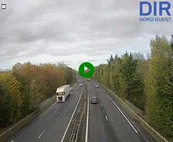 <h2>Webcam sur le périphérique de Caen (N814) à l'est de la ville, à Mondeville hauteur de la sortie 2, Presqu'île-Rives de l'Orne, au bout de l'autoroute A13</h2>