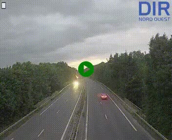 <h2>Webcam sur le périphérique de Caen (N814) à l'est de la ville, à Mondeville hauteur de la sortie 2, Presqu'île-Rives de l'Orne, au bout de l'autoroute A13</h2>