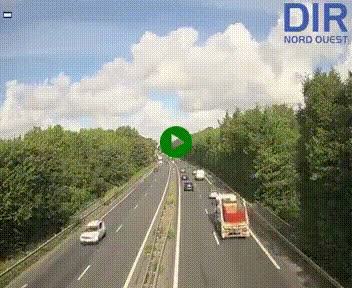 <h2>Webcam sur le périphérique de Caen (N814) à l'est de la ville, à Mondeville hauteur de la sortie 2, Presqu'île-Rives de l'Orne, au bout de l'autoroute A13</h2>