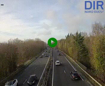 <h2>Webcam sur le périphérique de Caen (N814) à l'est de la ville, à Mondeville hauteur de la sortie 2, Presqu'île-Rives de l'Orne, au bout de l'autoroute A13</h2>