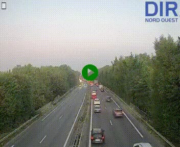 <h2>Webcam sur le périphérique de Caen (N814) à l'est de la ville, à Mondeville hauteur de la sortie 2, Presqu'île-Rives de l'Orne, au bout de l'autoroute A13</h2>