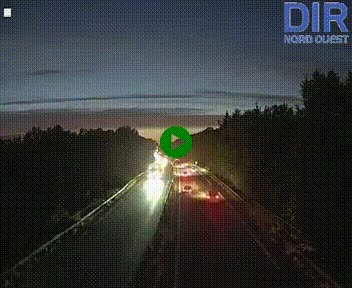 <h2>Webcam sur le périphérique de Caen (N814) à l'est de la ville, à Mondeville hauteur de la sortie 2, Presqu'île-Rives de l'Orne, au bout de l'autoroute A13</h2>