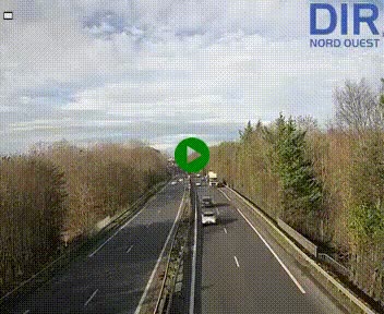 <h2>Webcam sur le périphérique de Caen (N814) à l'est de la ville, à Mondeville hauteur de la sortie 2, Presqu'île-Rives de l'Orne, au bout de l'autoroute A13</h2>