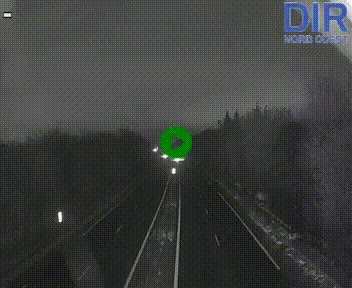 <h2>Webcam sur le périphérique de Caen (N814) à l'est de la ville, à Mondeville hauteur de la sortie 2, Presqu'île-Rives de l'Orne, au bout de l'autoroute A13</h2>