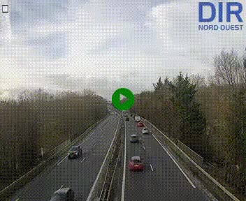 <h2>Webcam sur le périphérique de Caen (N814) à l'est de la ville, à Mondeville hauteur de la sortie 2, Presqu'île-Rives de l'Orne, au bout de l'autoroute A13</h2>