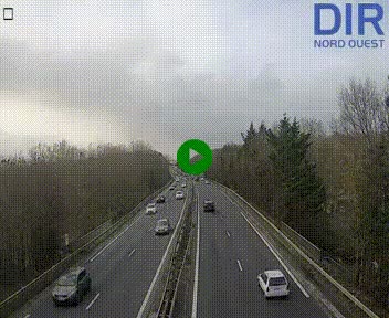 <h2>Webcam sur le périphérique de Caen (N814) à l'est de la ville, à Mondeville hauteur de la sortie 2, Presqu'île-Rives de l'Orne, au bout de l'autoroute A13</h2>