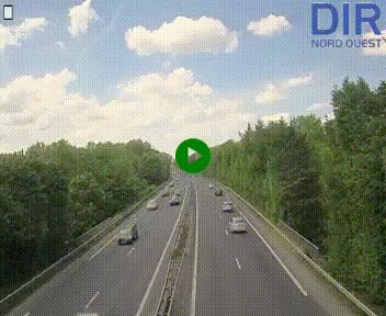 <h2>Webcam sur le périphérique de Caen (N814) à l'est de la ville, à Mondeville hauteur de la sortie 2, Presqu'île-Rives de l'Orne, au bout de l'autoroute A13</h2>